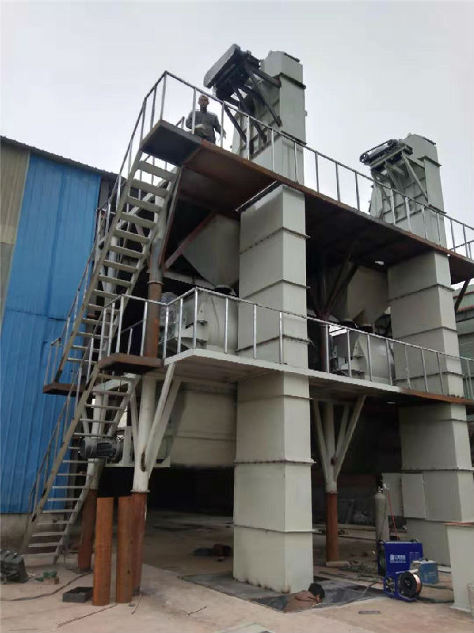 河南干混砂漿設備項目現(xiàn)場